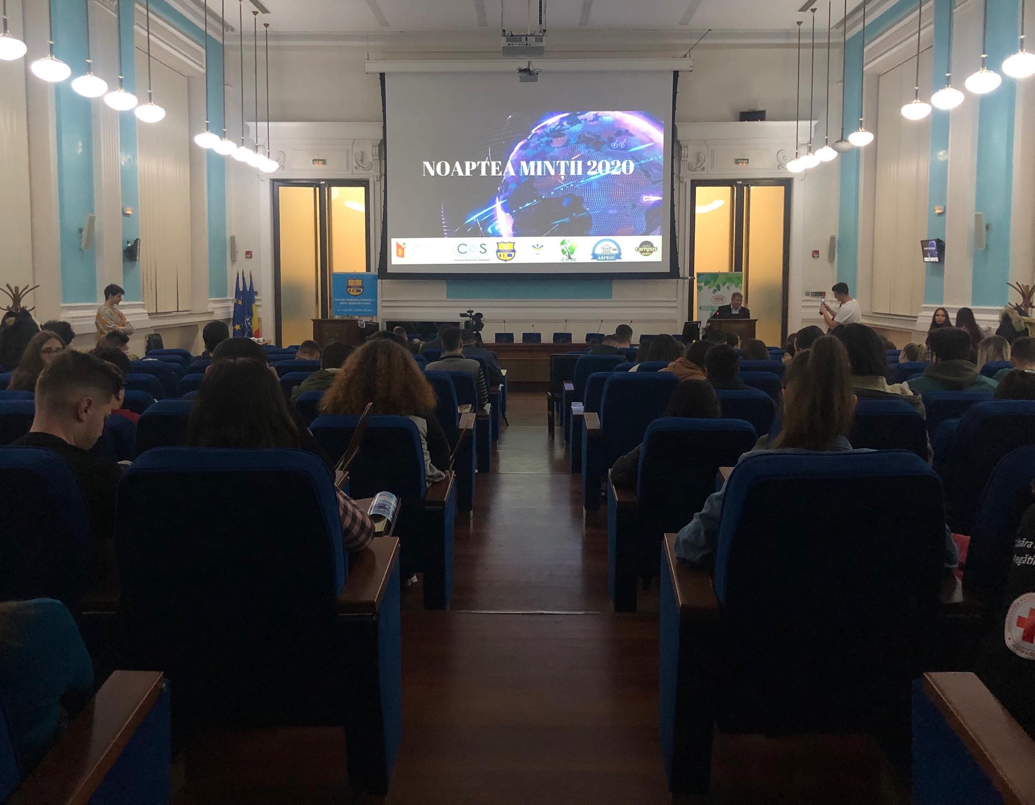 În Aula „Mihai I al României” a Universității din Craiova a avut loc evenimentul intitulat „Noaptea minții – E gratis să gândești!