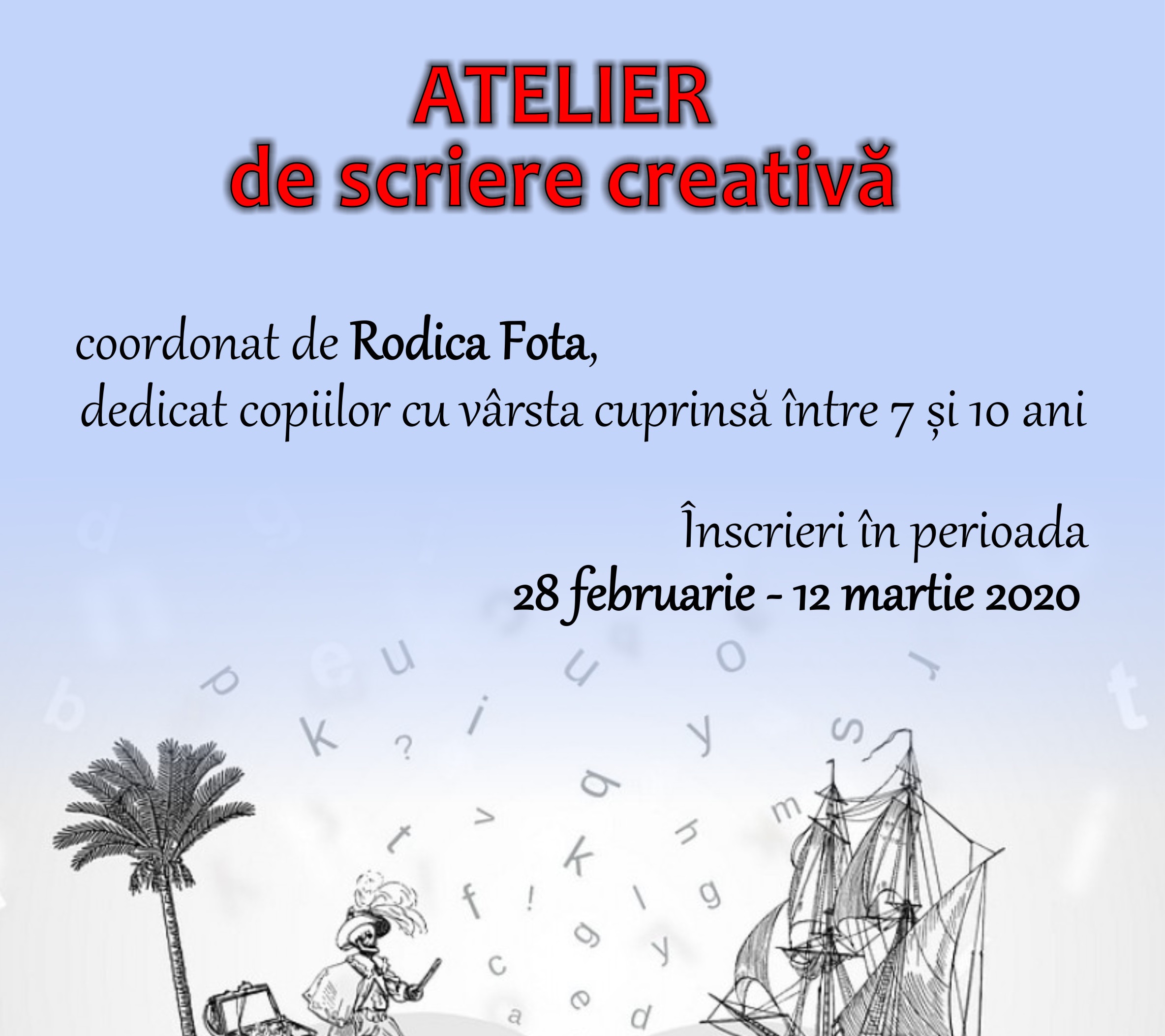 Atelier de scriere creativă, la Aman