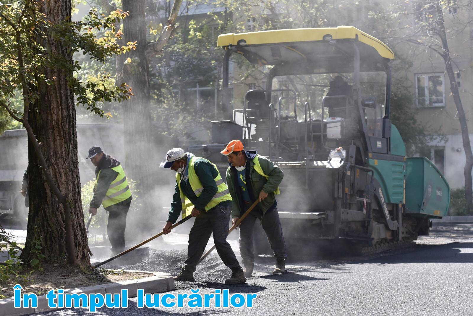 Primăria Craiova, cu motoarele pornite pe șantierele din cartiere ,continuă asfaltarea străzilor, parcărilor și aleilor dintre blocuri