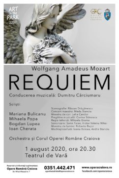 Opera Română Craiova: Requiem, de W.A.Mozart, pe scena Teatrului de Vară