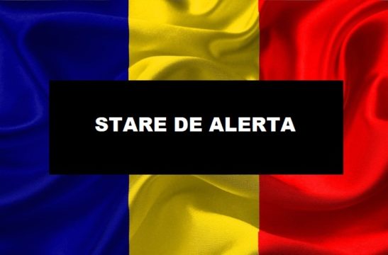 Stare de alertă, în România, pentru a patra lună consecutiv