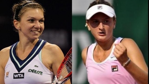 Irina Begu joacă împotriva Simonei Halep, în semifinală, la Praga