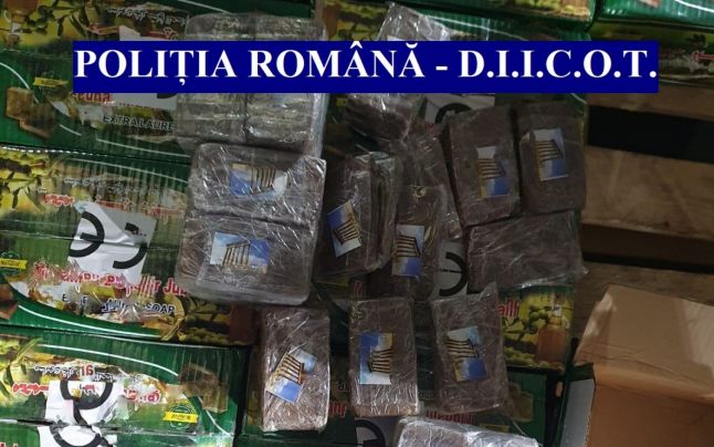 Cea mai mare captură de pastile de captagon şi haşiş din istoria DIICOT şi a Poliţiei Române a fost anunţată aseară