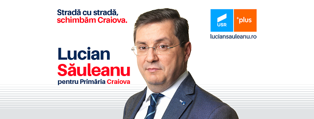 USR PLUS: ”Cărămidă cu cărămidă, reconstruim Craiova”