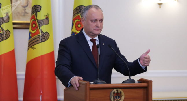 Chișinău: Parlamentarii refuză consultările cu Igor Dodon, președintele în exercițiu