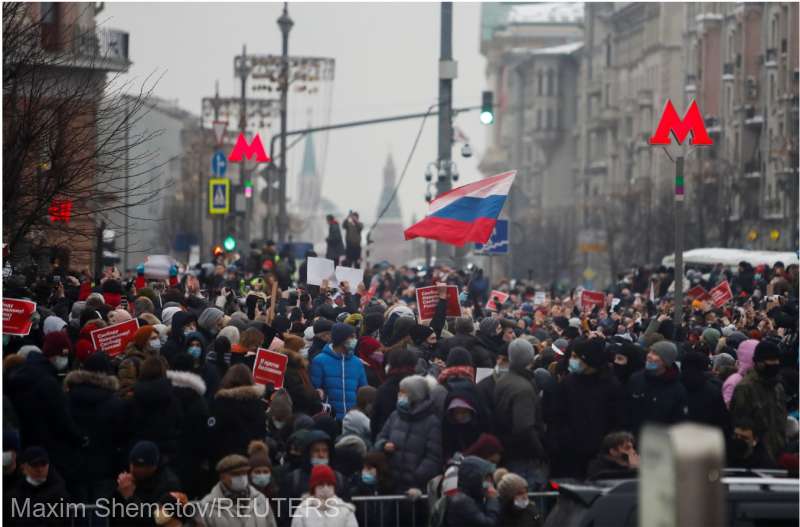 (update) Proteste în Rusia: Peste 40.000 de oameni, pe străzile Moscovei