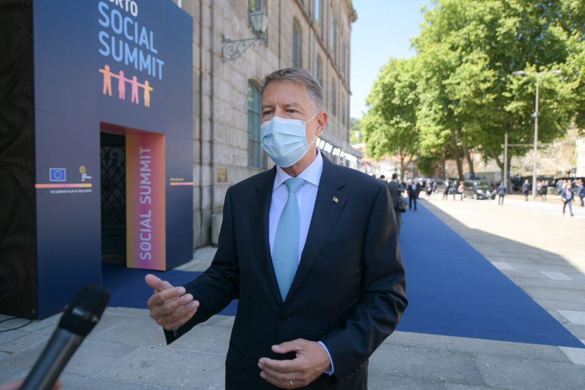 Președintele Iohannis a pledat pentru o piață unică europeană, la summitul din Portugalia