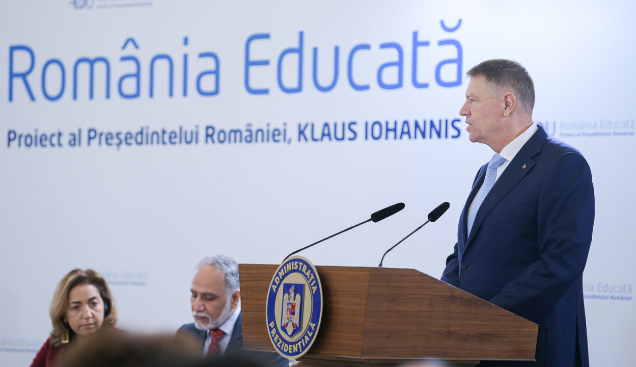 Klaus Iohannis reia planul „România Educată”