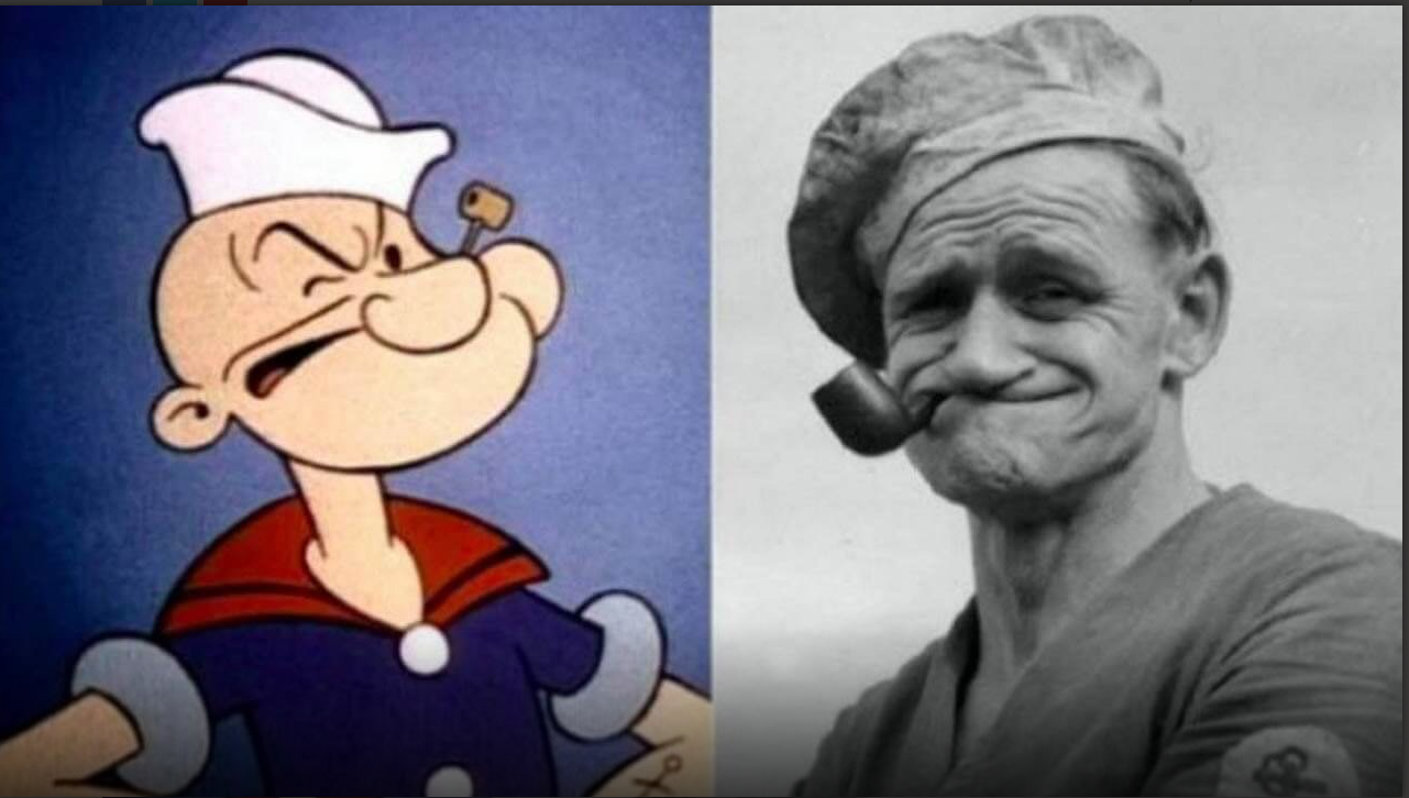 Popeye Marinarul a fost un personaj real, iar povestea lui este impresionantă