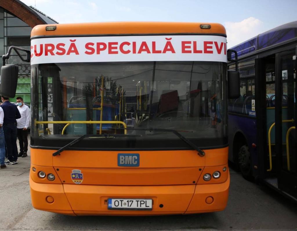 Slatina: Abonamente gratuite pe autobuz, pentru elevi