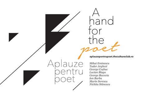 Aplauze pentru poet – proiect de promovare a poeziei româneşti clasice şi moderne