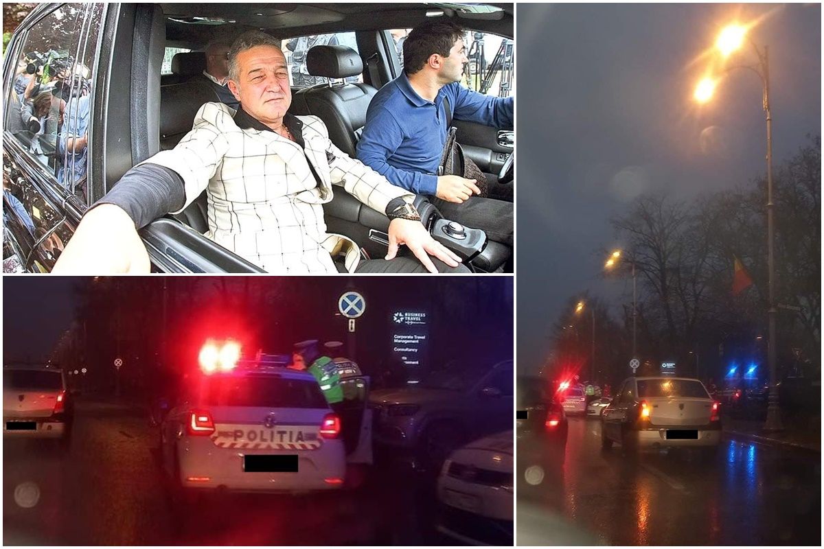 Mașina lui Gigi Becali, implicată într-un accident, în această dimineață