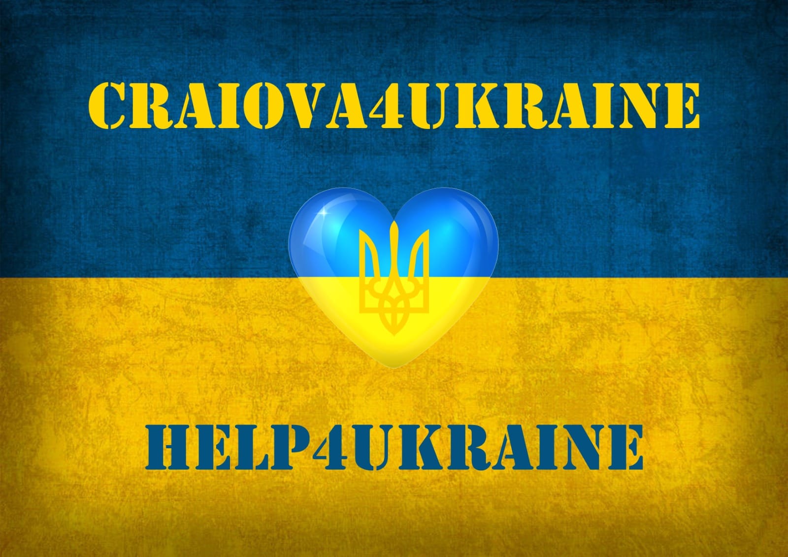 Reprezentanții Asociației Studenților din Facultatea de Litere Craiova s-au alăturat inițiativei proiectului #Toți4Ucraina – #All4Ukraine