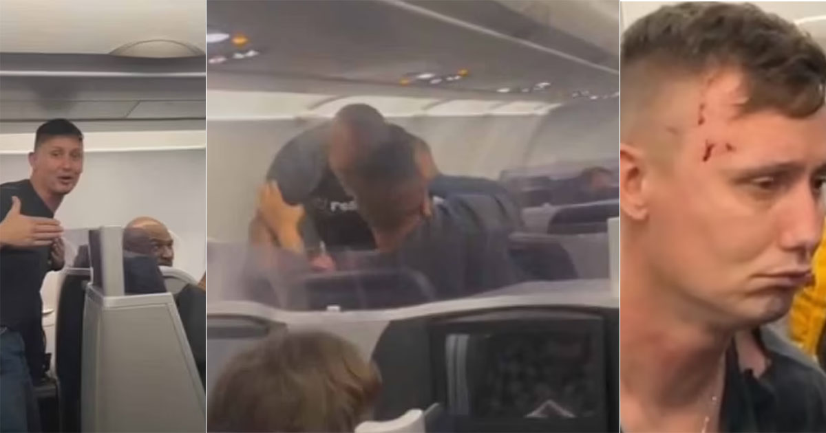 Mike Tyson, scos din minți de un pasager, înainte de decolarea avionului