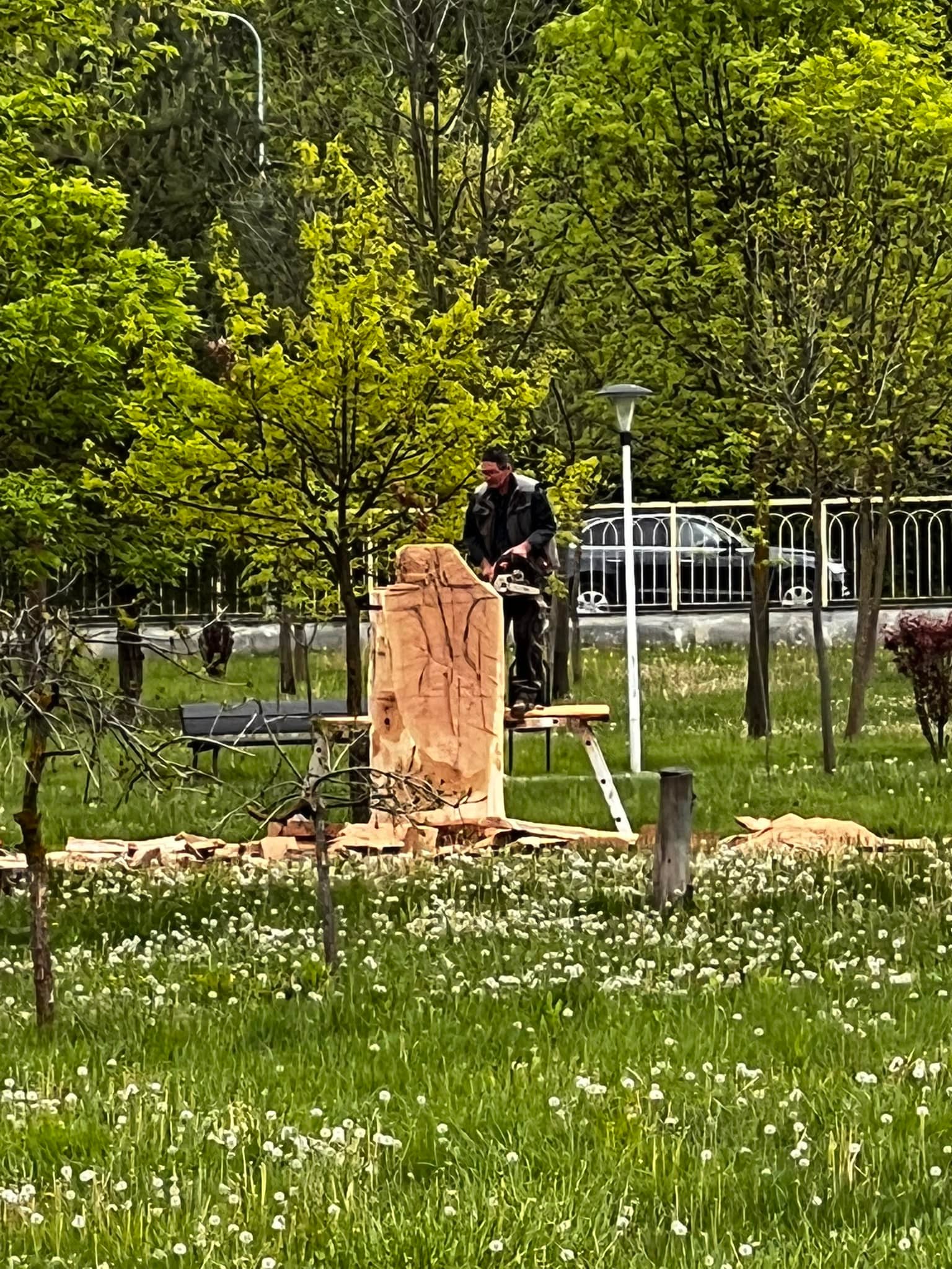 Tabăra de sculptură „Story Wood Cut”, de la Craiova, a ajuns la final