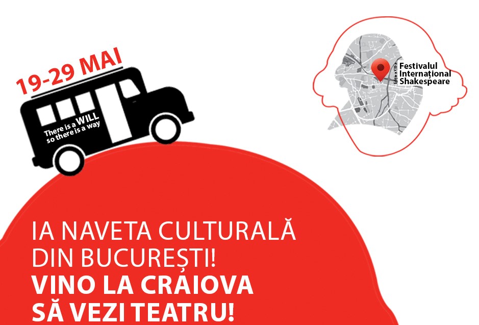 „Navete culturale” pentru marile spectacole din cadrul Festivalului Internațional Shakespeare de la Craiova