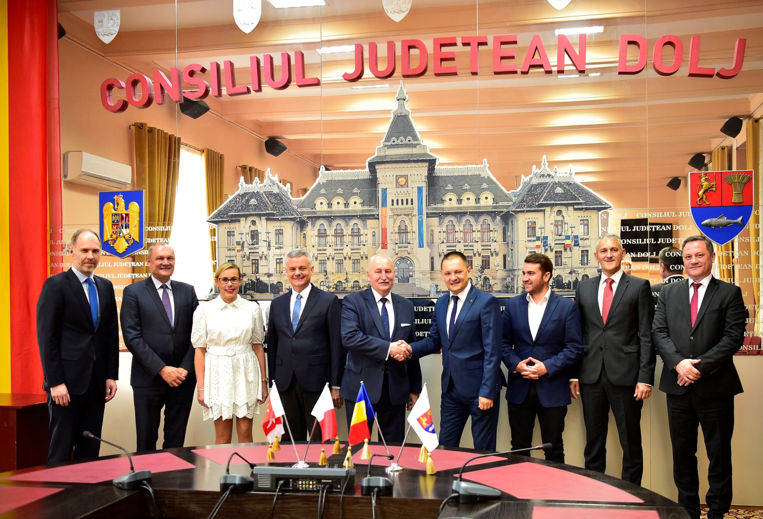 Delegație din Polonia in vizită oficială in județul Dolj