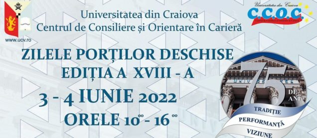 Zilele porţilor deschise la Universitatea din Craiova