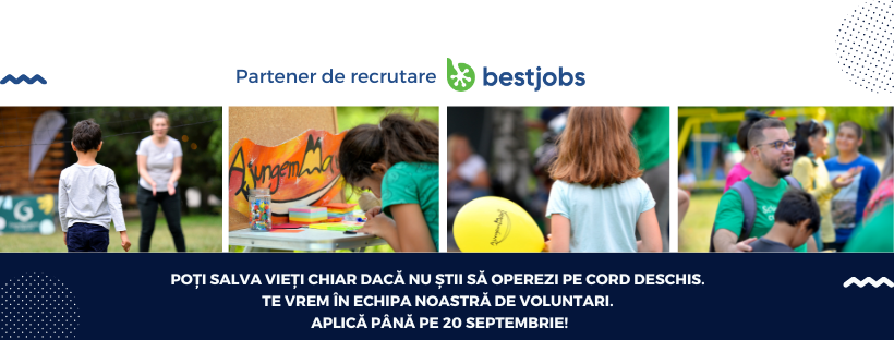 Programul Ajungem MARI începe recrutarea de voluntari pentru copiii din centrele de plasament din toată țara