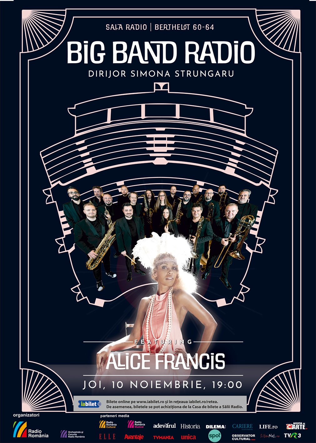 Electro-swing spectaculos cu Big Band-ul Radio și Alice Francis