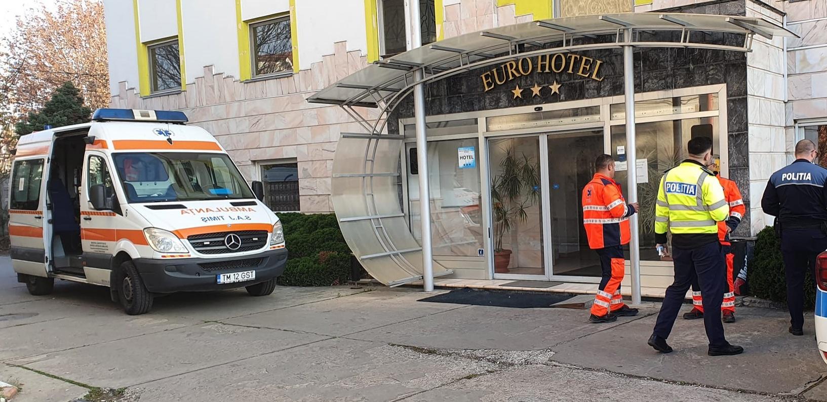 Cetățean olandez, găsit mort, într-un hotel din Timișoara