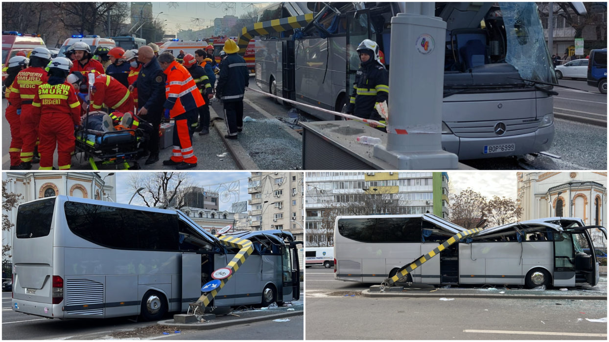 București: O persoană a murit, alte 22 au ajuns la spital, în urma accidentului de la Pasajul Unirii