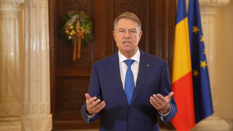 Mesajul transmis de Președintele României, Klaus Iohannis, cu prilejul Anului Nou