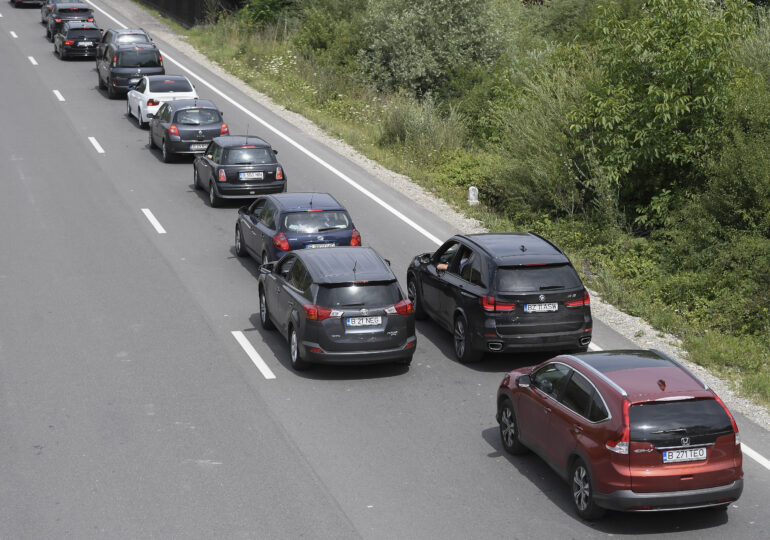 DN 1 Brașov – București – trafic intens, în coloană