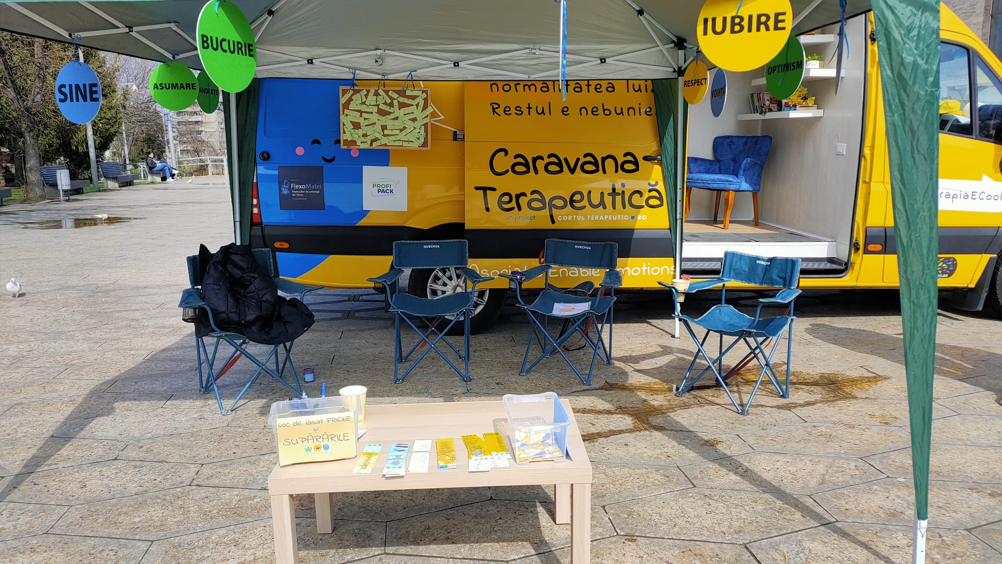 Caravana Terapeutică, primul cabinet mobil de psihoterapie din România, se oprește la Craiova in acest weekend