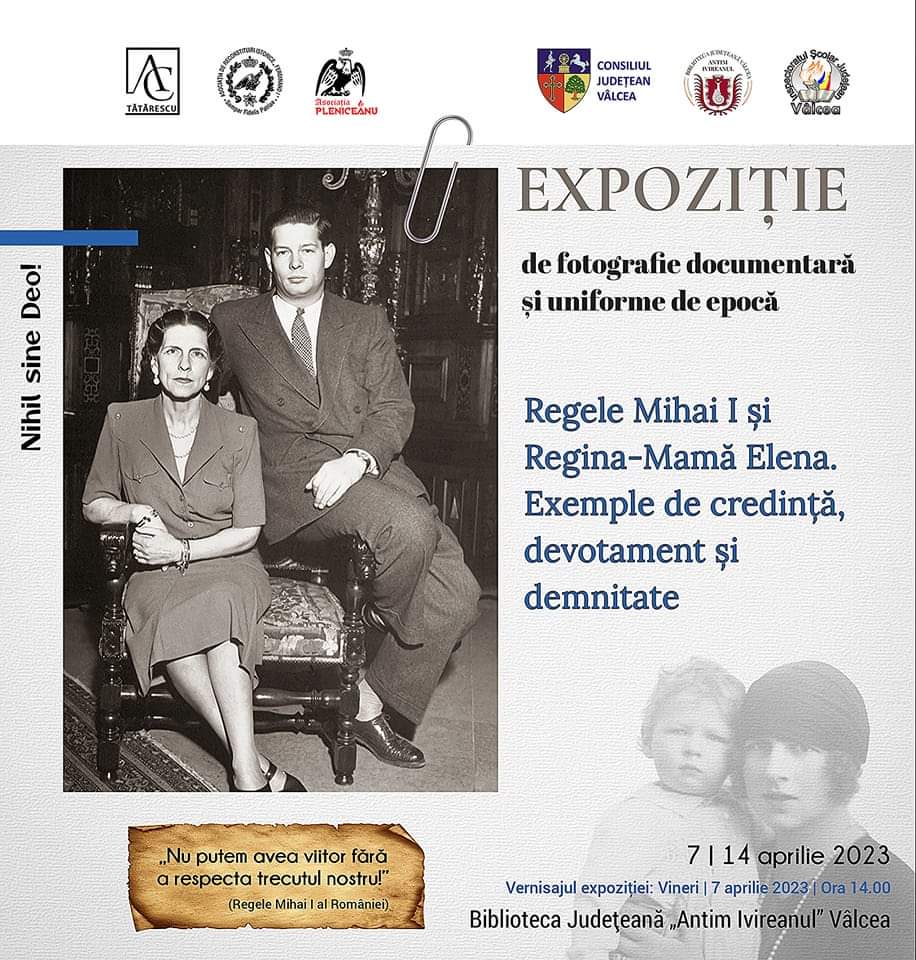 Expoziție de fotografie și uniforme de epocă la Biblioteca Județeană Vâlcea