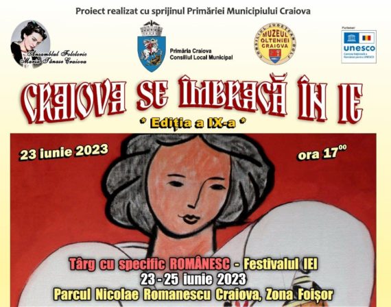 Craiova – Festivalul Iei – Târg cu specific ROMÂNESC