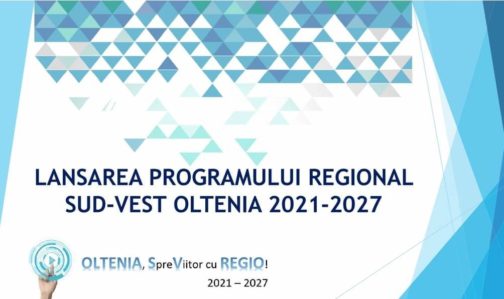 Apeluri pentru investiții prin Programul Regional Sud-Vest Oltenia 2021-2027