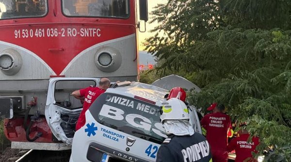 Accident de tren, în Gorj. Un bărbat şi-a pierdut viaţa