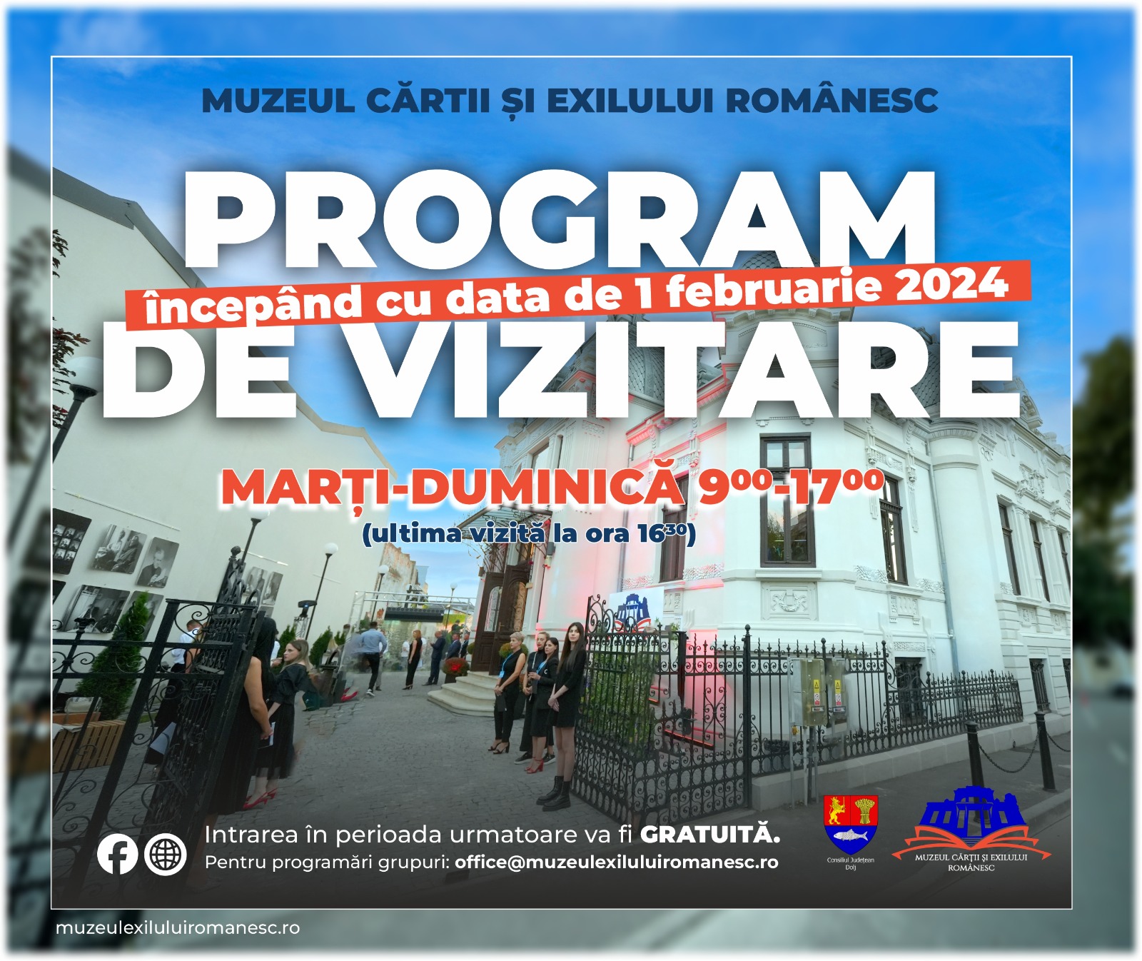 Muzeul Cărții și Exilului Românesc din Craiova poate fi vizitat gratuit în luna februarie (AUDIO)