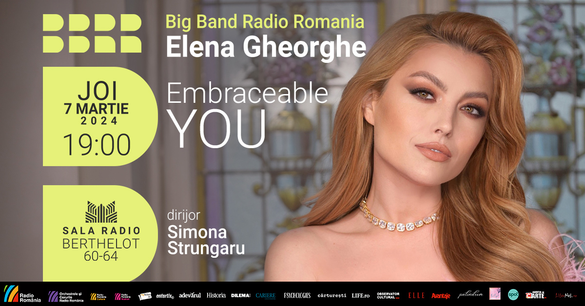 Elena Gheorghe sărbătorește la Sala Radio 20 de ani de carieră