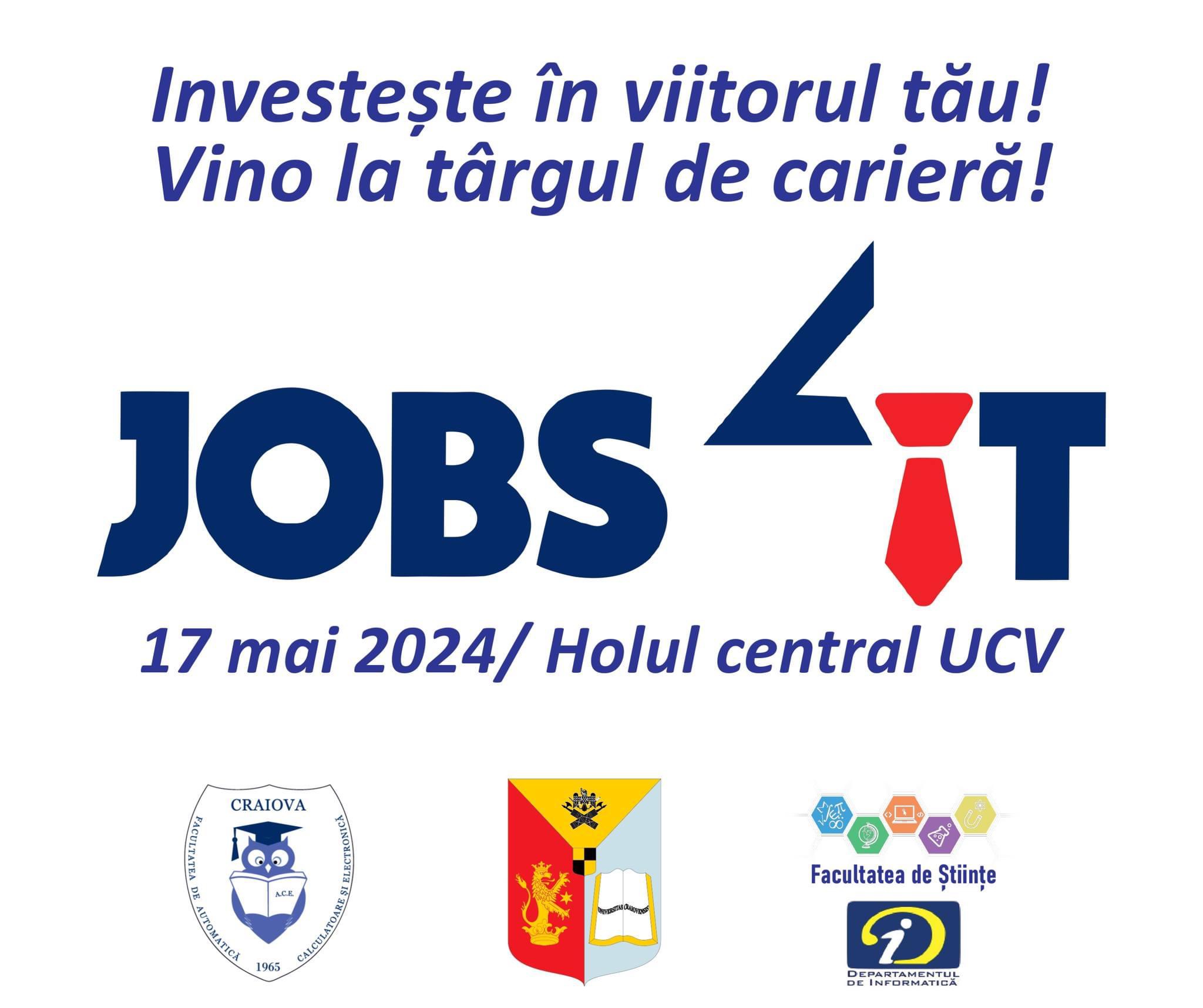 Târgul de carieră în IT – Jobs4IT 2024