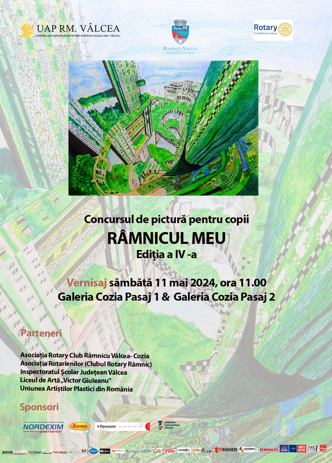 „Râmnicul meu” – sâmbătă, 11 mai, la ora 11ꓽ00, în Galeriile Cozia Pasaj