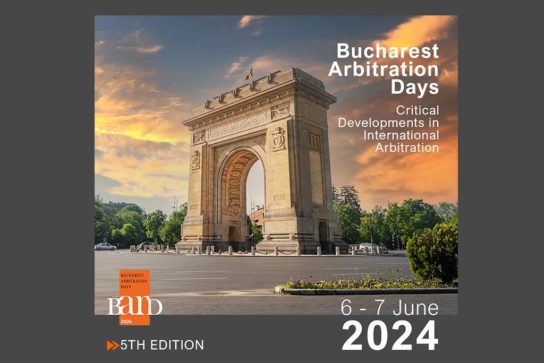 Cea de-a 5-a ediție a Conferinței Bucharest Arbitration Days