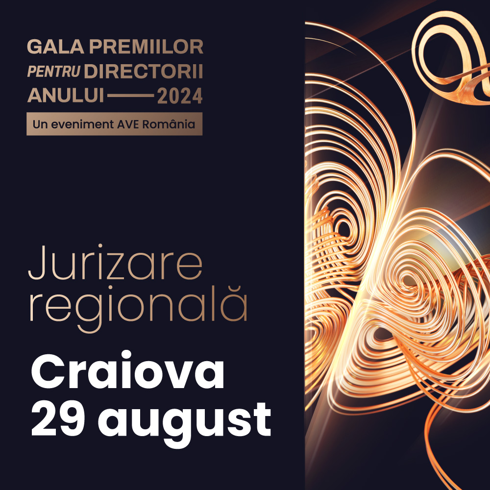 Craiova găzduiește etapa de jurizare a regiunii de Sud a Galei Premiilor pentru Directorii Anului 2024