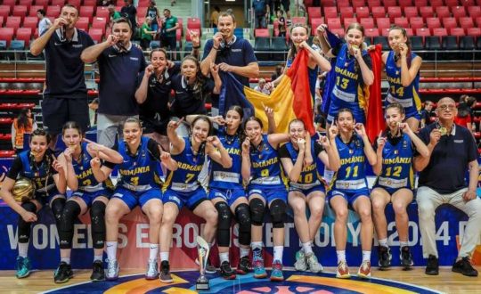 Selecţionata feminină de baschet Under-16 a României a câştigat Campionatul European – EuroBasket U16