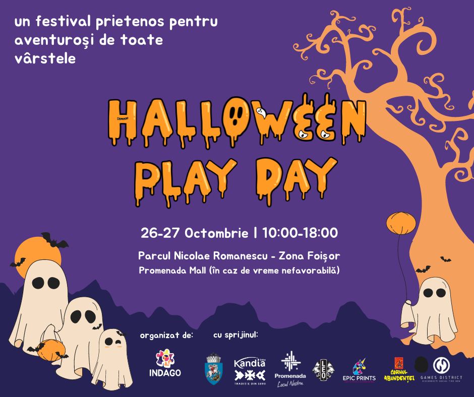 Craiova: Halloween Play Day în Parcul Nicolae Romanescu