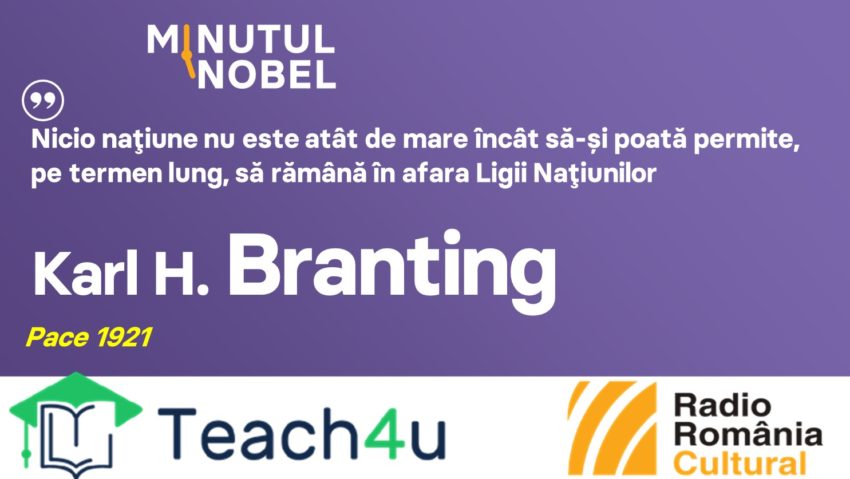 Minutul Nobel – Karl H. Branting | PODCAST