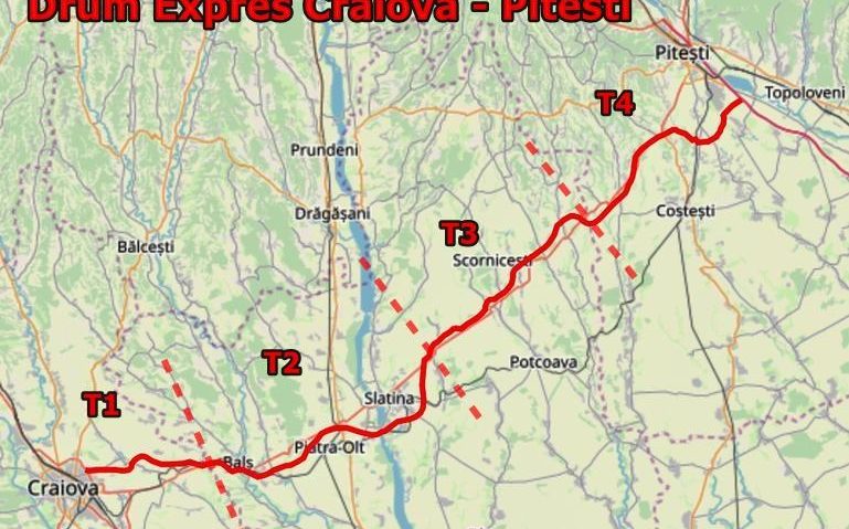 Se deschide tronsonul 1 Craiova – Robănești al DEx12 Craiova – Pitești