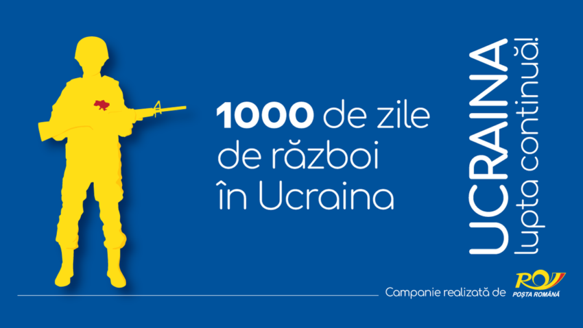 Poșta Română Sucursala Craiova a organizat evenimentul „1.000 de zile de război în Ucraina”