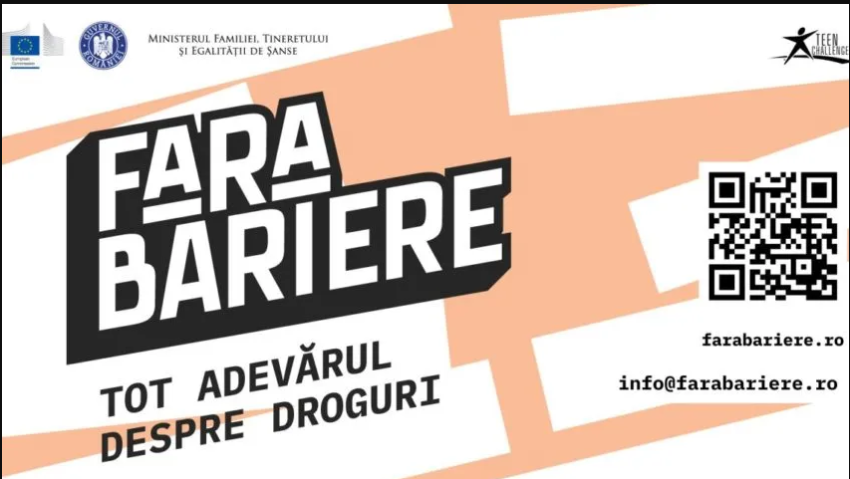 Caravana „Fără bariere – TOT adevărul despre droguri” a ajuns la Slatina