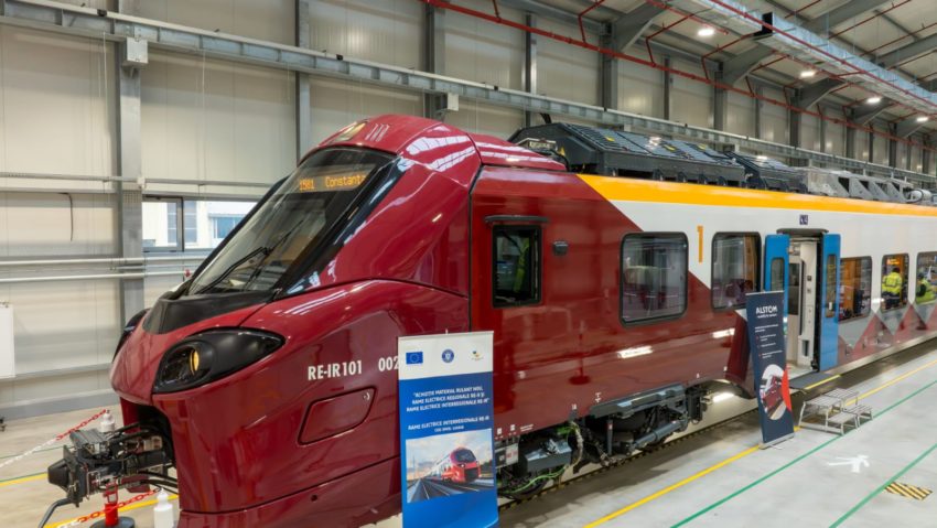 Intră în circulație primul tren electric Alstom Coradia Stream