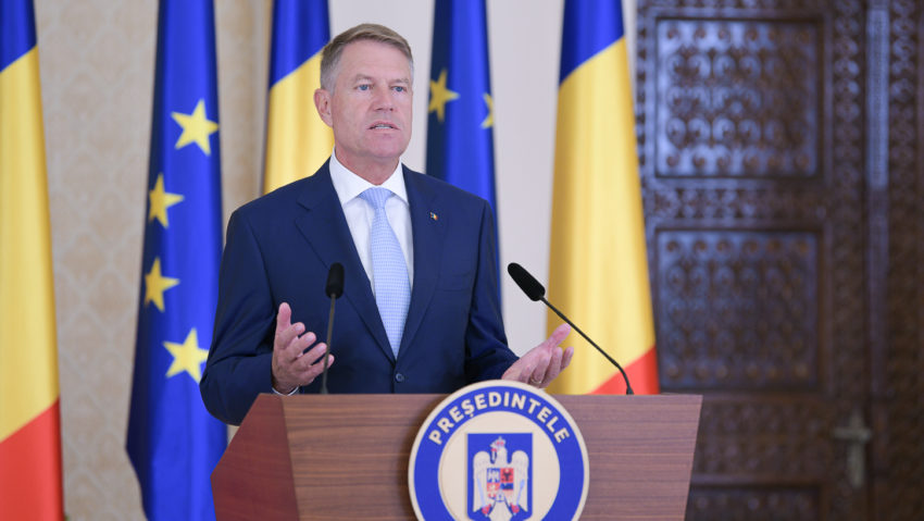 Mesaj, în plină criză politică, al președintelui Klaus Iohannis