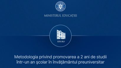 Elevii pot promova într-un an, doi ani de studiu