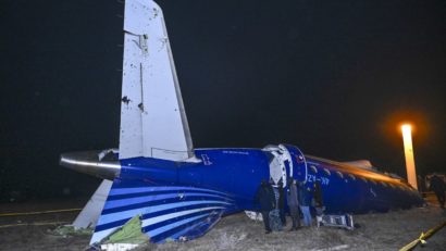 Avion prăbuşit în Kazahstan/ Guvernul României este solidar cu poporul azer