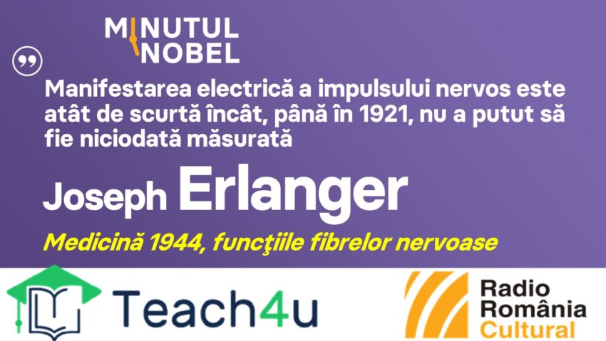 Minutul Nobel – Joseph Erlanger | PODCAST